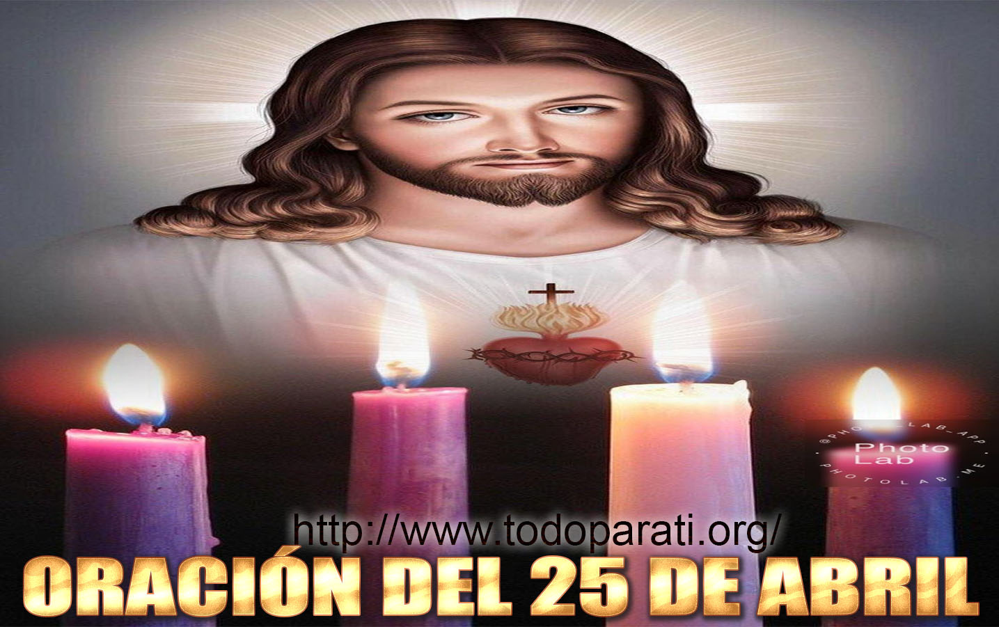 ORACIÓN DEL DÍA 25 DE ABRIL | Todo para ti