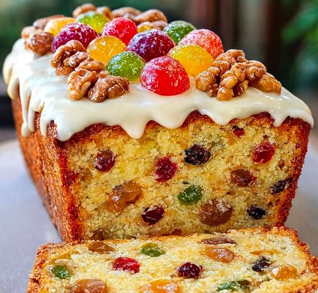 Budín navideño de frutas con jugo de naranja (sin gluten) | Todo para ti